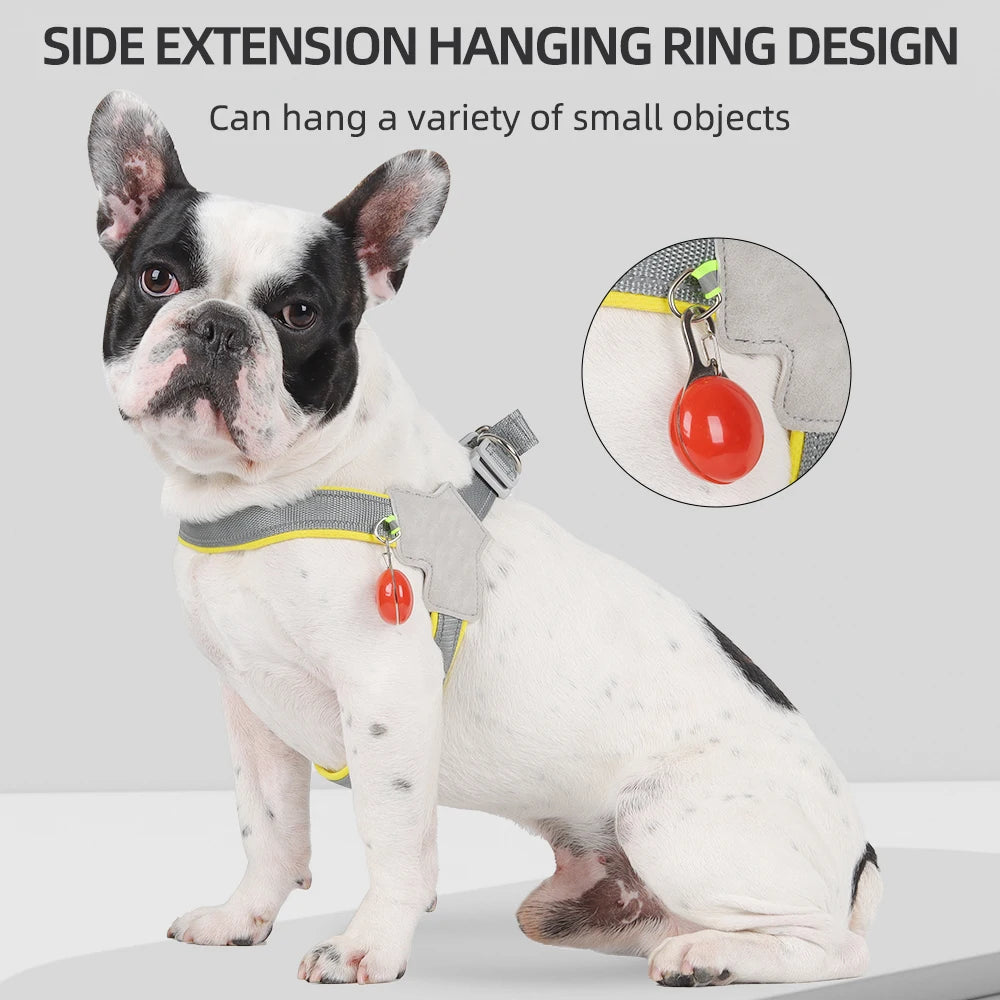 Reflective Pet Dog Harness for Small Medium Dogs Cat No Pull Vest Harnesses Puppy Chest Strap Pug Chihuahua Bulldog Supplies